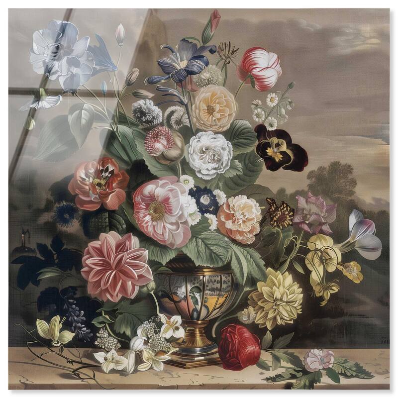 Classical Dream Vase II Acrylic by Art Remedy, Ready to Hang - 24" x 24"