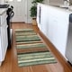 preview thumbnail 109 of 132, Premium Washable Super Soft Stripe Mayfield Rug Sage - 2'3" x 7'6"