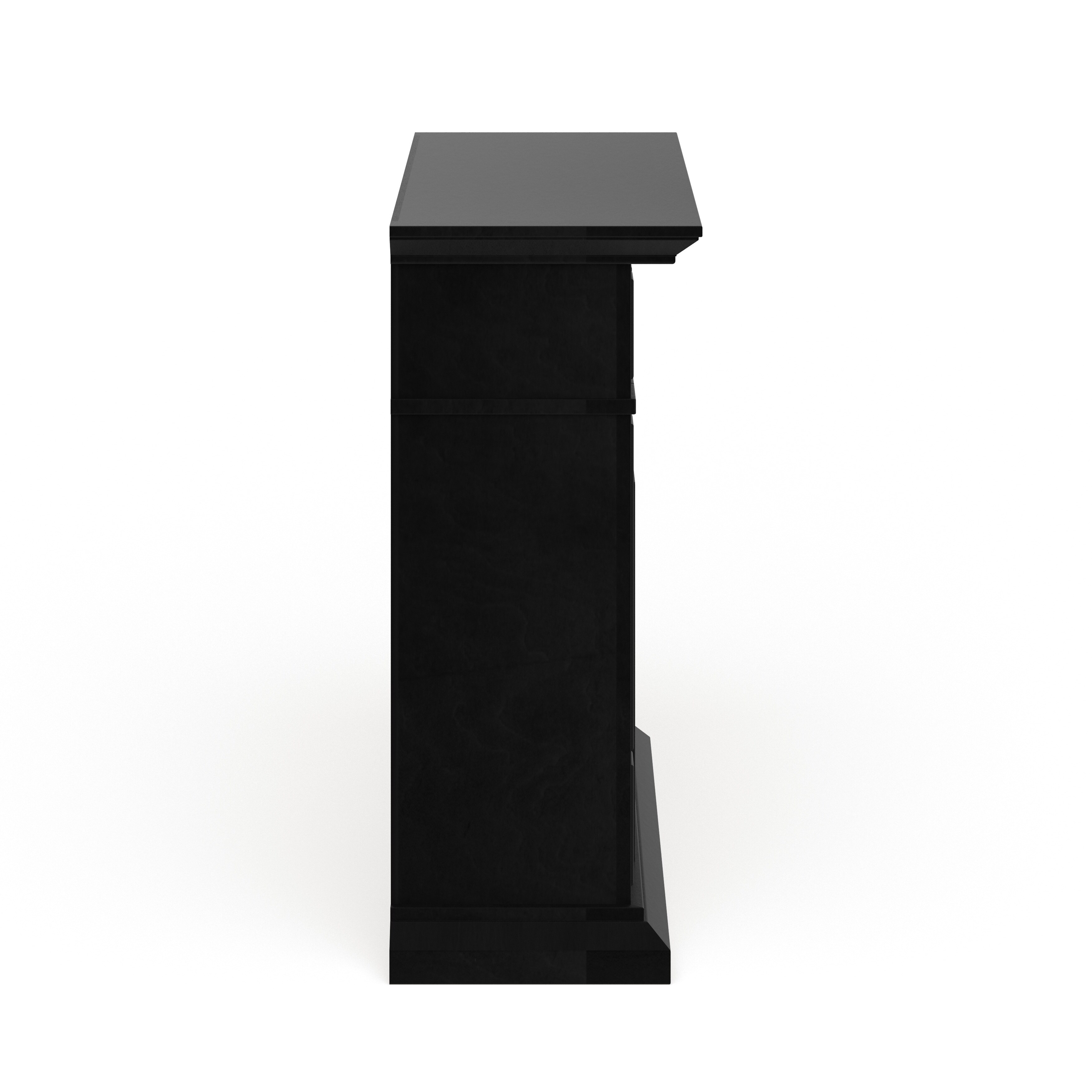Shop Kerns Black And Red Faux Brick Infrared Electric Media