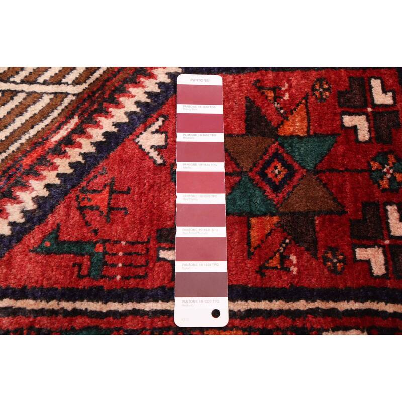 ECARPETGALLERY Hand-knotted Konya Anatolian Red Wool Rug - 3'5 x 10'4
