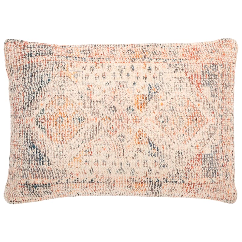 SAFAVIEH Home Noa 16 x 22-inch Blush Lumbar Pillow