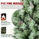 preview thumbnail 9 of 16, 5-9FT Artificial Christmas Tree with Pine Cones & Metal Stand