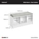 preview thumbnail 23 of 21, Porch & Den Southbrook 3-cube Storage Bench w/ Grey Cushion