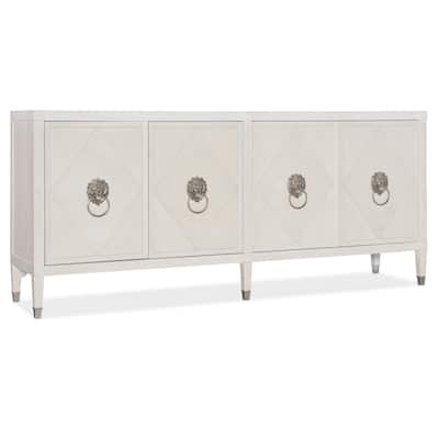 Hooker Furniture 628-85629 Melange 78" Wide Oak Accent Cabinet - Cream
