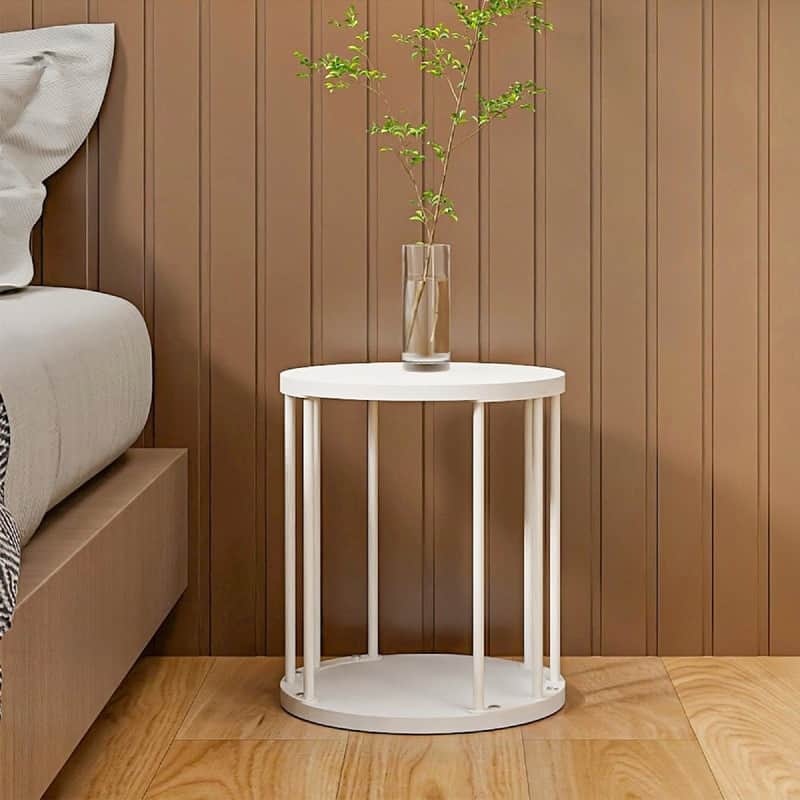 Wooden Stool Set of 2 for Kids - 11.81"D x 11.81"W x 13.58"H