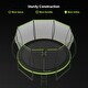 preview thumbnail 5 of 4, Trampoline for Kids with Pole and Safety Enclosure Net Ladder and Wind Stakes