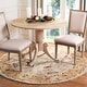 preview thumbnail 2 of 18, SAFAVIEH Handmade Anatolia Elise Traditional Oriental Wool Rug 4' Round - Ivory/Gold - Round