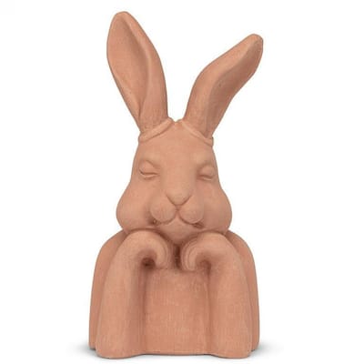 Pondering Rabbit Figurine