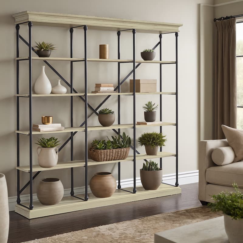 Dubrovnik Cornice Triple Shelving Bookcase