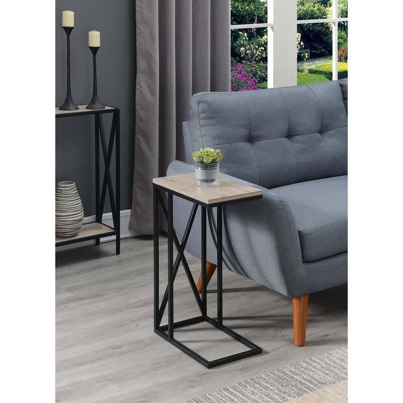 Convenience Concepts Tucson C End Table - Sandstone/Black