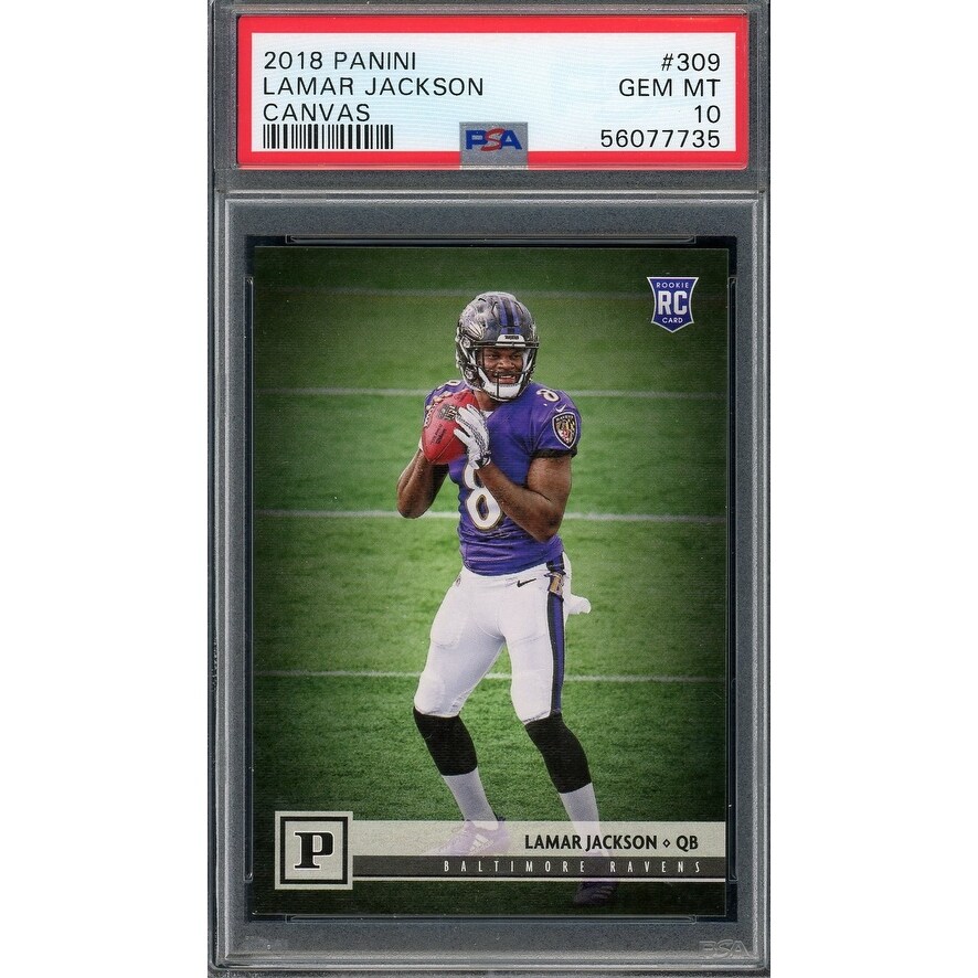 lamar jackson graded card Graded 2018 Panini National Convention Lamar Jackson #85 Cardinals #/3 main image 0