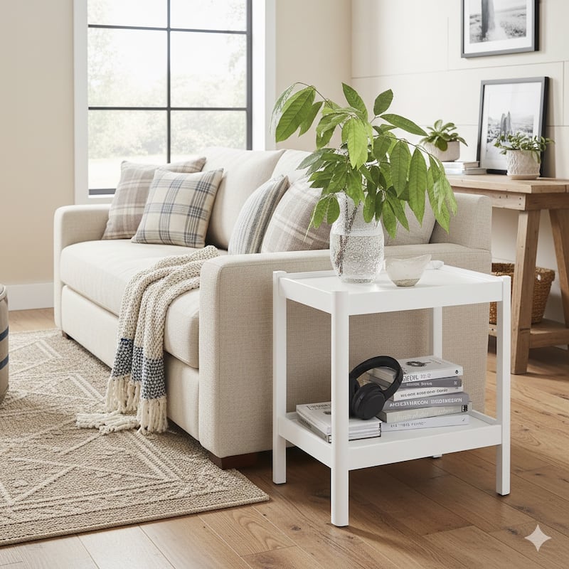 Watha Accent Table by Greyson Living - White