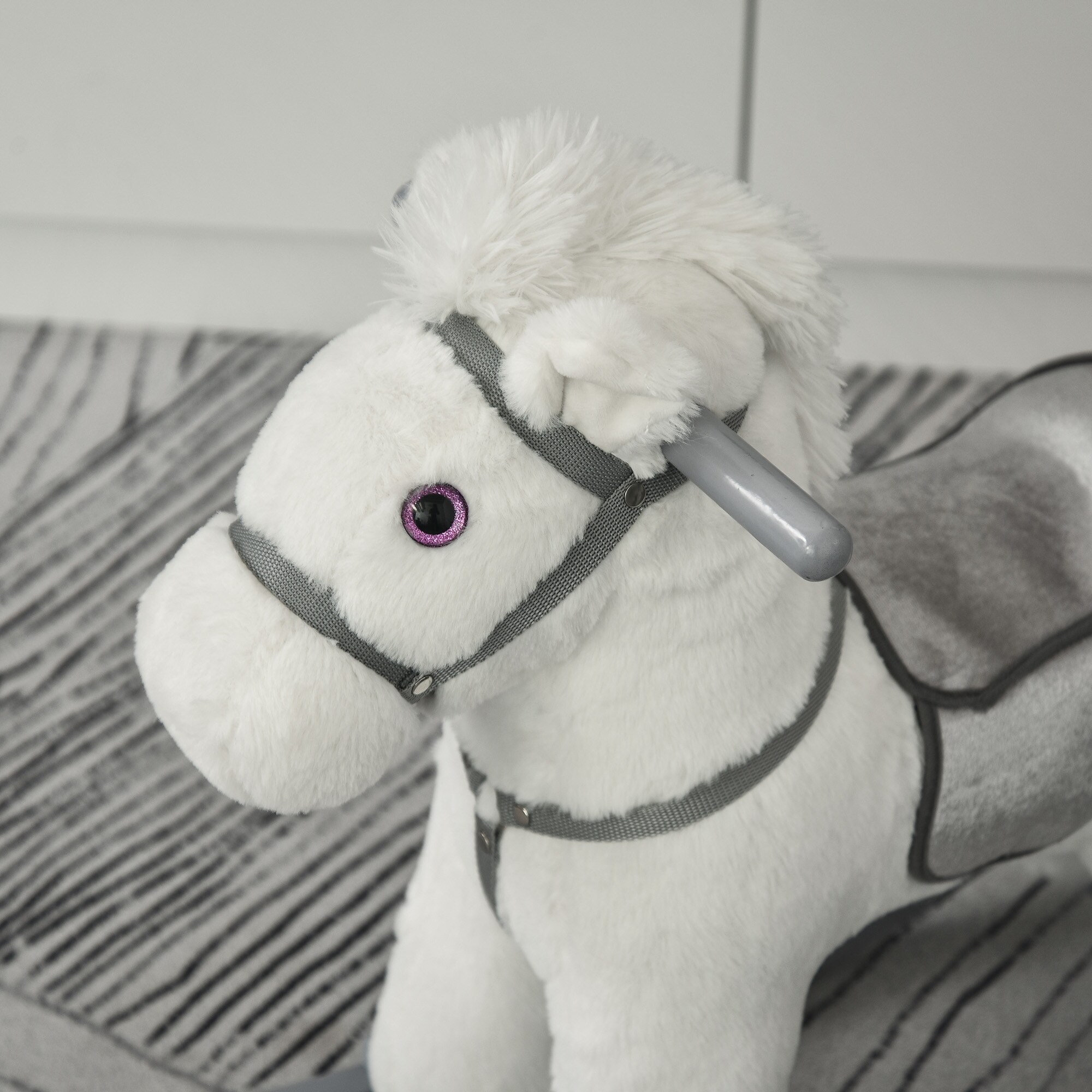black bear rocking horse