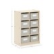 preview thumbnail 13 of 11, Guidecraft EdQ Essentials 8 Cubby Bin Storage Organizer 30"