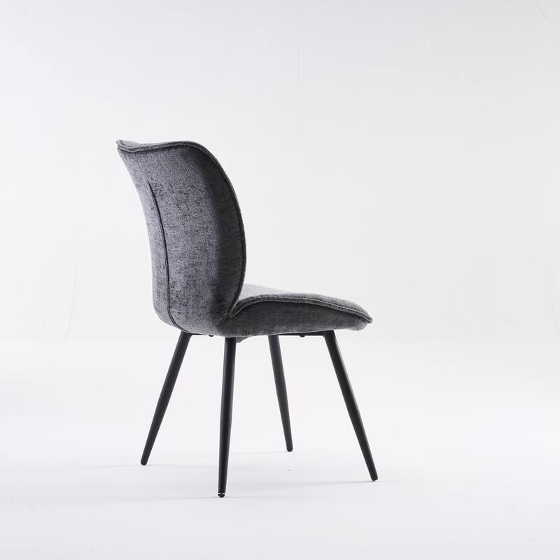 Dining Chairs Set of 2, Armless Kitchen Chairs, Soft Cushion