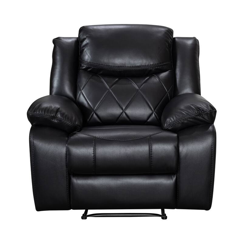 Contemporary Plush Velvet-Like Upholstered Power Reclining Chair