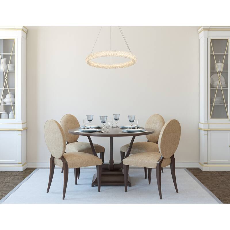 Indigo Home 24 inch Adjustable LED Chandelier