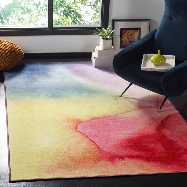 Shop Safavieh Paint Brush Ylvije Modern Abstract Rug On Sale