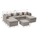 preview thumbnail 24 of 29, COSIEST 7-Piece Outdoor Patio Wicker Sectional Sofa with Coffee Table