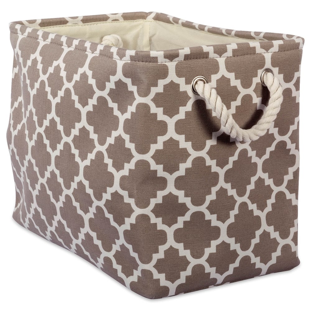 DII Lattice Decorative Storage Bin