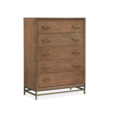 Magnussen Home Lindon Belgian Wheat and Coffee Bean Drawer Chest
