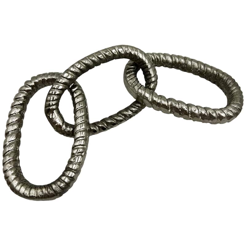 Decorative Handmade Aluminum Modern Chain Sculpture