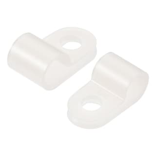 Nylon R-type Cable Clamp Organizer Cord Clips Wire Management 7.9mm ...