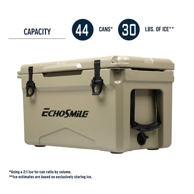 EchoSmile 30 qt. Rotomolded Cooler