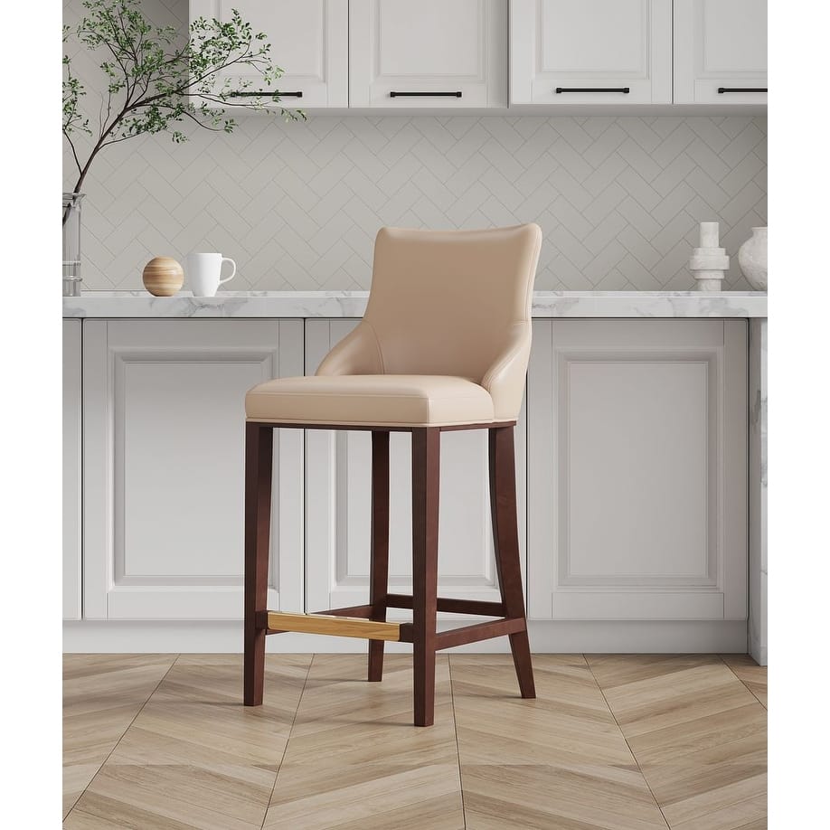 Manhattan Comfort Modern Shubert Upholstered Barstool