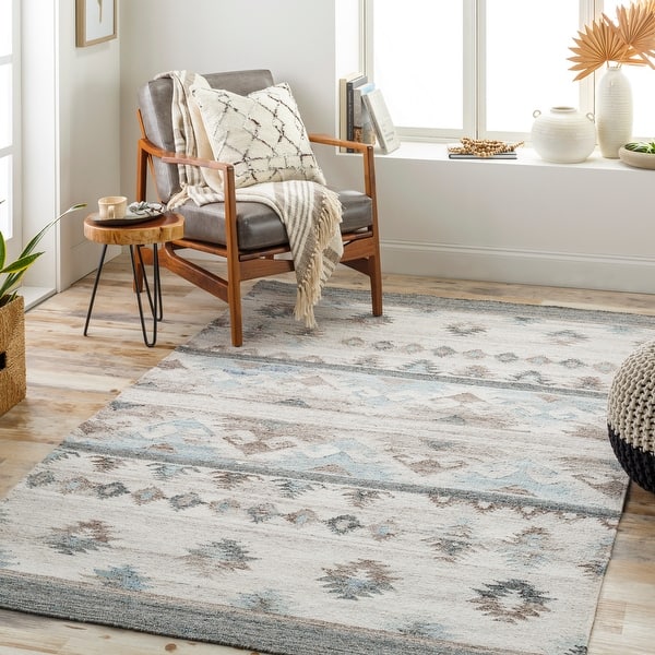 slide 2 of 7, Surya Ezbon Bohemian Outdoor Area Rug Rectangle - 2' x 3'