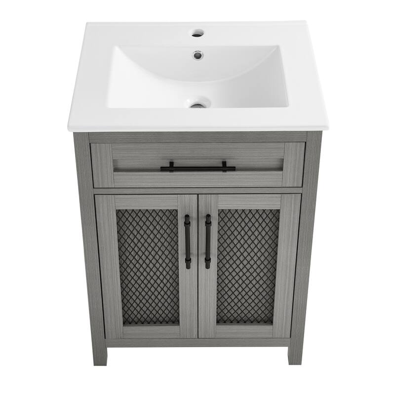 Swiss Madison SM-BV421 Calice 24" Free Standing Single Basin Vanity