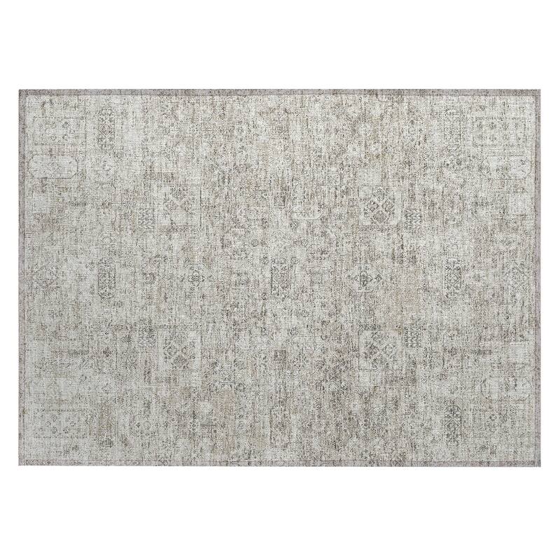 Machine Washable Indoor/ Outdoor Chantille Traditional Vintage Rug