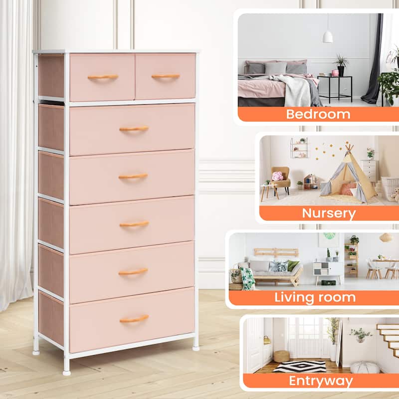 Pellebant 7-Drawer Storage Tower Organizer Chest Dresser