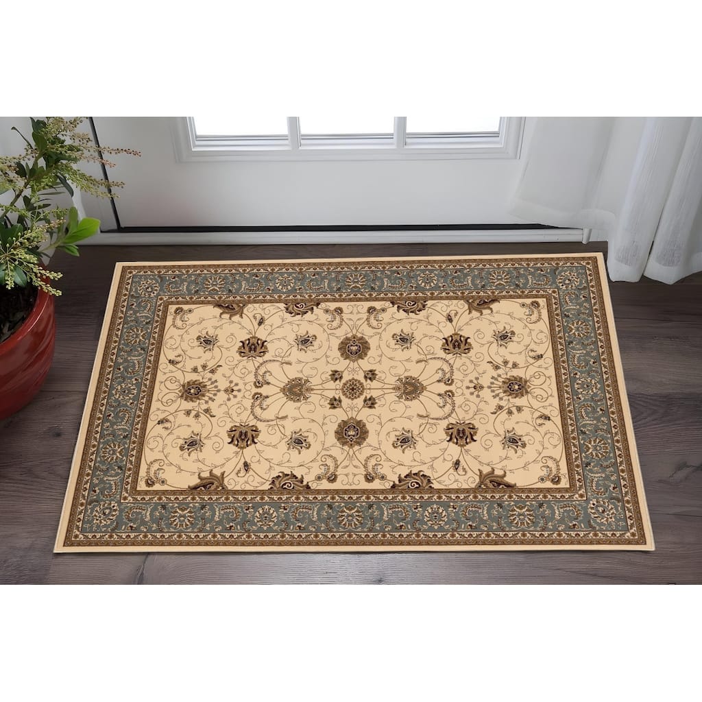 HomeRoots Oriental Modern Rectangle Area Rug