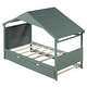 preview thumbnail 56 of 89, Skylight House Kids Bed Frame with Trundle Bed
