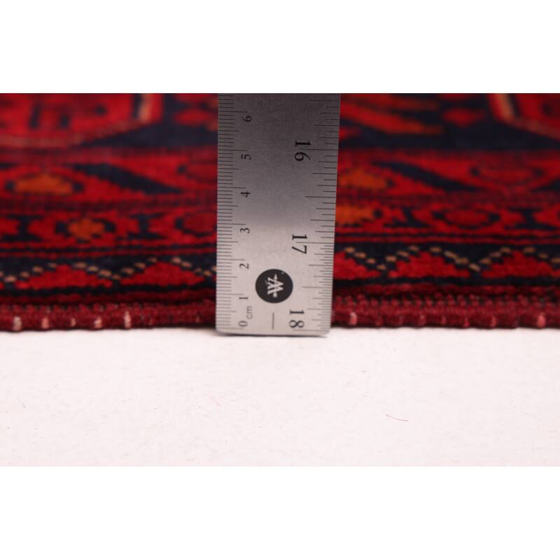 ECARPETGALLERY Hand-knotted Finest Khal Mohammadi Red Wool Rug - 4'11 x 6'6