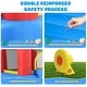 preview thumbnail 5 of 8, Inflatable Bounce House with Blower, Bouncy Castle Waterslide & Pool for Wet Dry Combo, Bouncer with Repair Kits Basketball Hoop