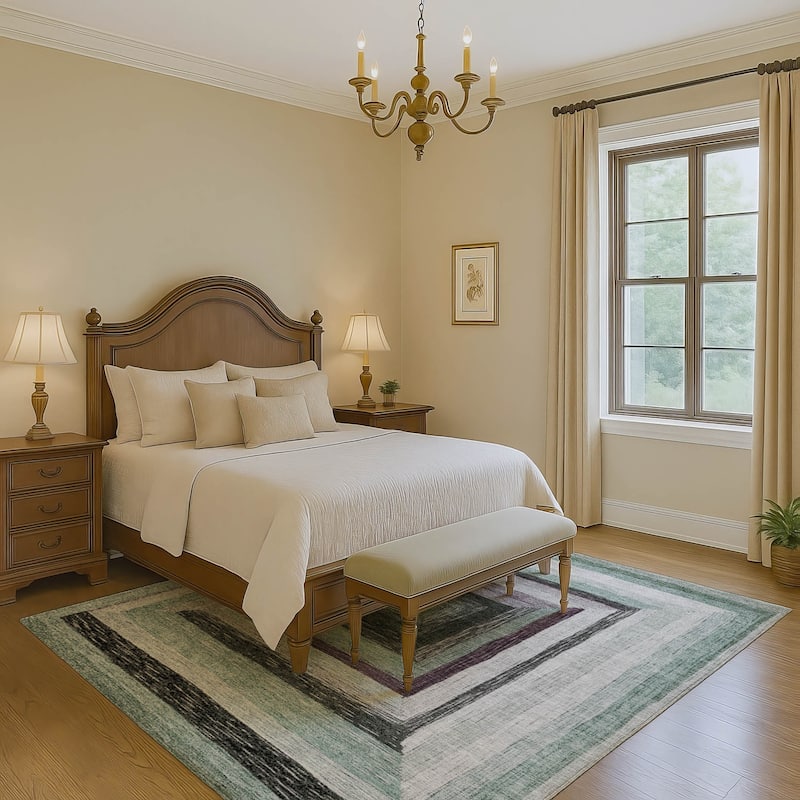 Premium Washable Super Soft Modern Dimensions Mayfield Rug