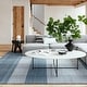 preview thumbnail 8 of 19, Oregon Plaid Wool Area Rug 2'6" x 8' Runner - Blue