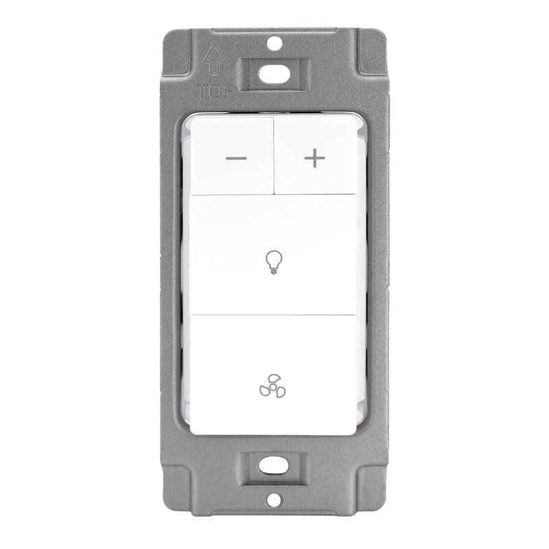 Single Pole Dimmer Switch for Led Light and Bathroom Fan - Dimmer