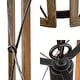 preview thumbnail 18 of 20, Modern Farmhouse Cylinder Pendant Light Wood Grain Island Light for Kitchen Island Dining Room