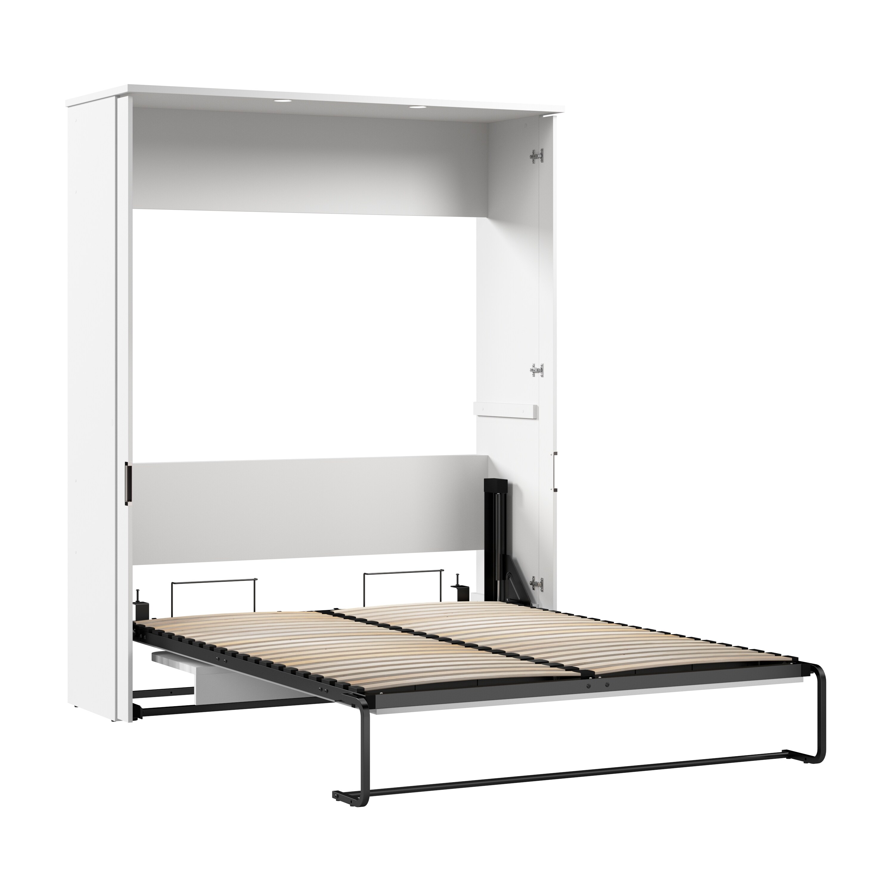 Bestar lumina queen wall bed with desk cheap