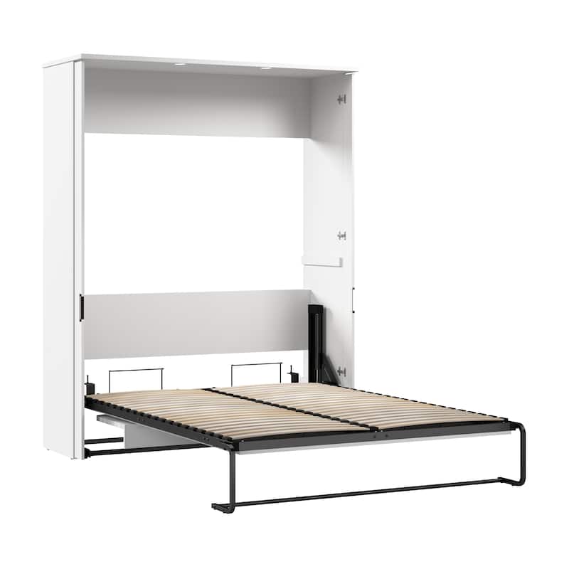 Bestar Lumina 68W Queen Murphy Bed with Desk for Guest Room