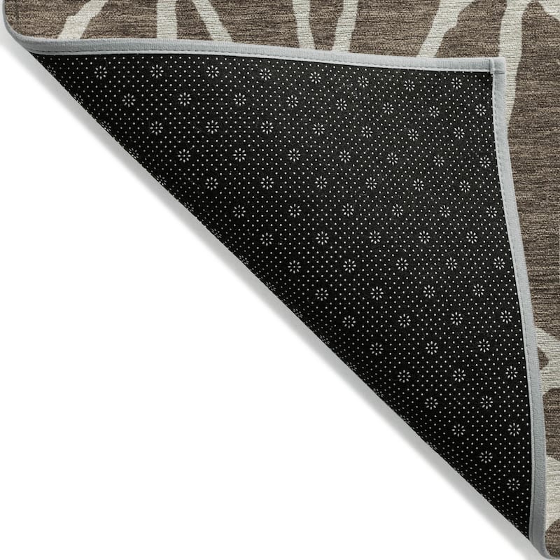HomeRoots Geometric Transitional Rectangle Outdoor Rug