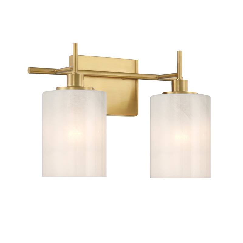 Bellevue SHBF18114 2 Light 14" Wide Vanity Light with Strié Glass