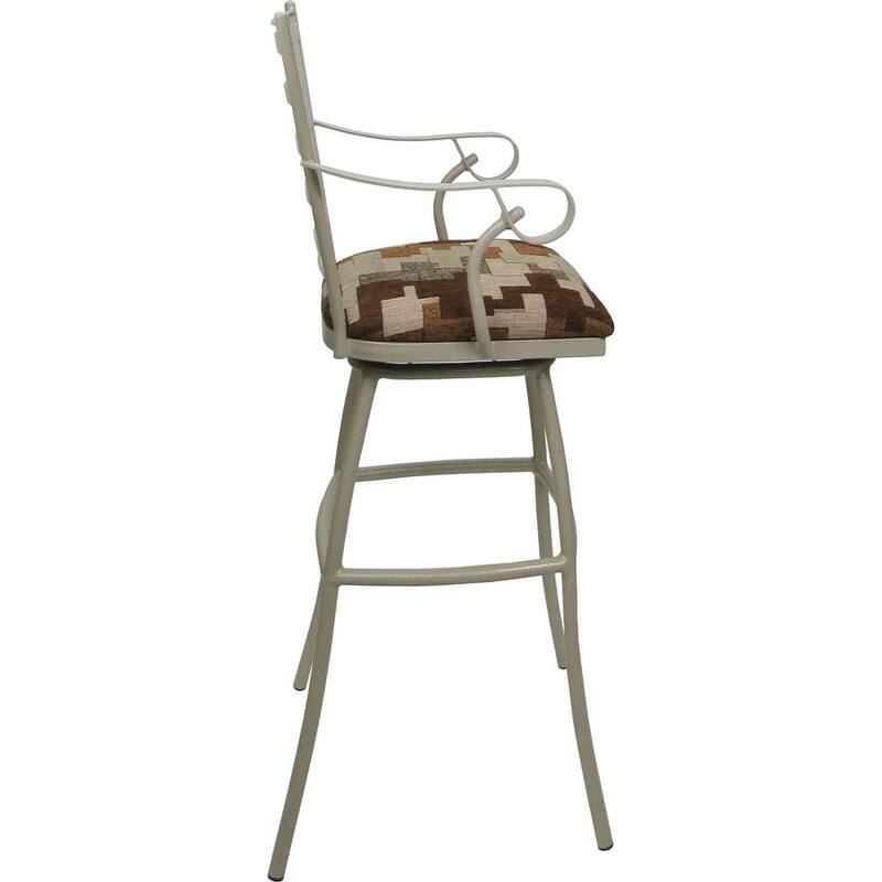 Outdoor Indoor Bar Stool Counter Extra Tall - Jenna with Arms