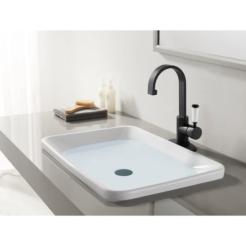 Kingston Brass Paris 1.2 GPM Single Hole Bathroom Faucet with Pop-Up