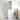 Modern Freestanding Linen Tower with Shelves and Magnetic Close Door