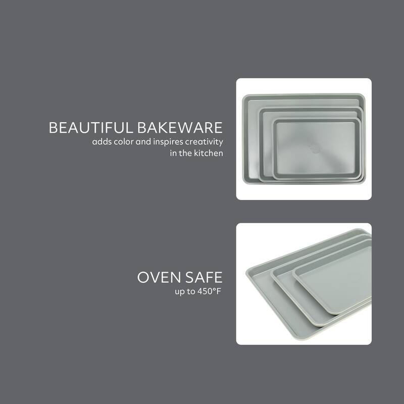 Sur La Table Kitchen Essentials Bake Sale 3-Piece Cookie Sheet Set - Nonstick Carbon Steel