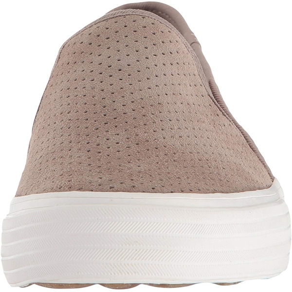 women's double decker perf suede